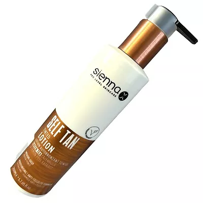 Sienna X Self Tan Tinted Lotion Medium - Deep Green Tea Calendula 200ml  NEW • £14.79