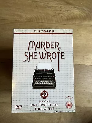 Murder She Wrote - Series 1-5 - Complete (Box Set) (DVD 2007) • £14
