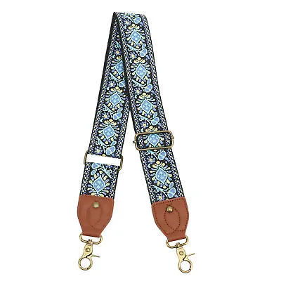 (Blue)Camera Strap Vintage Embroidered Camera Strap Thickened Polyester Camera • $24.35