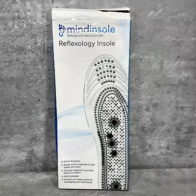 Mindinsole Unisex Magnetic Reflexologie Insoles Easy Cut To Fit All Sizes New • $11.98