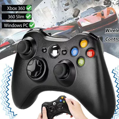 $17.99 • Buy Wireless Controller For XBOX 360 / Slim Game Joystick Gamepad Joypad Windows 10