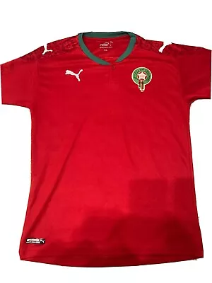 Morocco National Soccer Team Jersey Style Shirt - XL Puma Brand -New Without Tag • $78