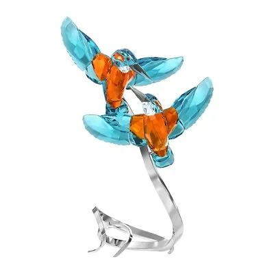 £800 • Buy Swarovski Crystal Paradise Stunning  Kingfisher Couple  5136835 Retired/rare