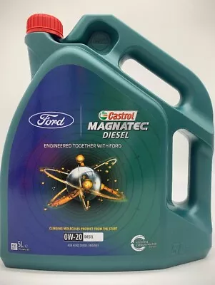 Ford Castrol Magnatec Professional 0w-20 Fully Synthetic Engine Oil 5 Litre • £45.93