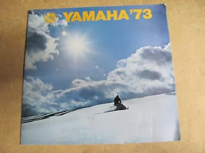 Vintage Yamaha Snowmobile 1973 Brochure GP 292 338 433 643 SL EW SW • $25