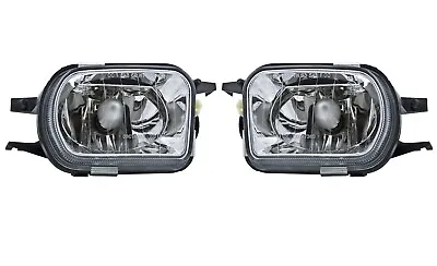 Pair Set 2 Front Hella Oval Fog Lights Lamps For Mercedes-Benz A209 C215 R171 • $206.95