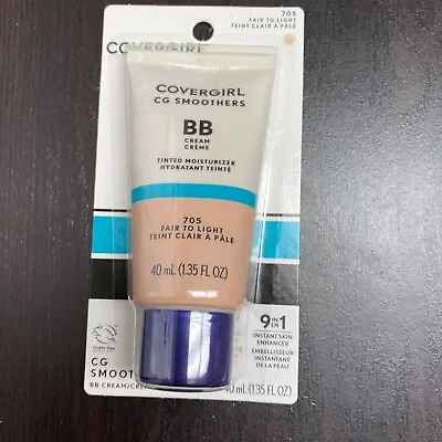 COVERGIRL CG SMOOTHERS BB CREAM 705 FAIR TO LIGHT SPF21 9 IN 1 1.35oz • $7.99
