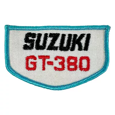$7.95 • Buy Vintage Suzuki Gt-380 Motorcycle Embroidered Iron Sew Patch Coat Jacket Vest 