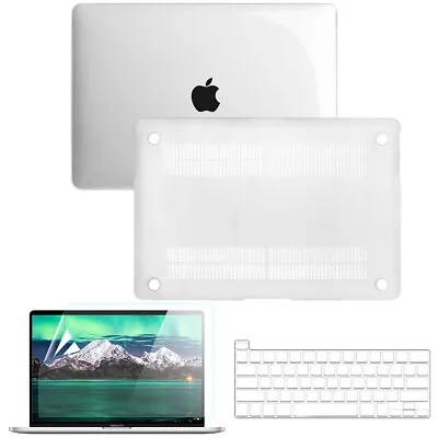 $26.46 • Buy FOR MacBook Air/Pro 13Inch M1 M2 Cover Crystal Plastic Hard Case Clear Protector
