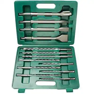 Mannesmann 13 Piece Drill Bit And Chisel Set -Plus 12588 Practical Set • £47.13