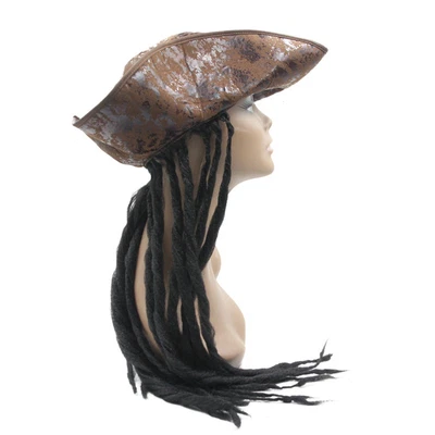 £16.10 • Buy Pirate Hat Rtificial Leather Ccs Jack Sparrow  For Cosplay Party A
