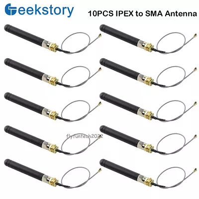 5/10 PCS LoRa Antenna U.FL IPEX To SMA Connector Antenna 868MHz For ESP32 Board • $12.19