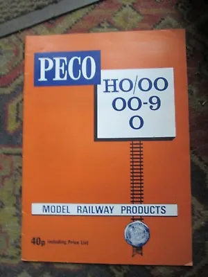 PECO H0/00 00-9 0  Model  Railway Catalogue   1975 • £3.20