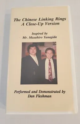 £8.82 • Buy The Chinese Linking Rings VHS Performed By Dan Fleshman