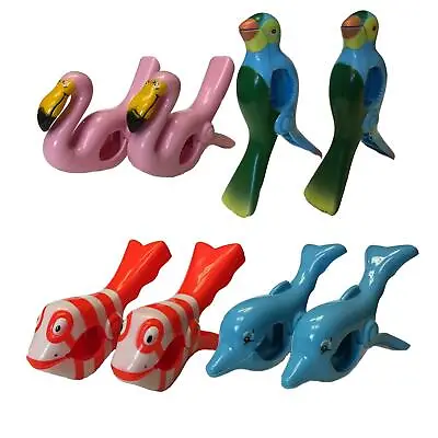 £7.95 • Buy Sun Bed Lounger Towel Clips - Ideal For Holiday Cruise Beach -FAST FREE SHIPPING