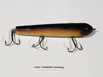 Vintage Original Eddie's Bait Musky Pike 6 1/2  Glide Bait Eddie Bait • $18.95