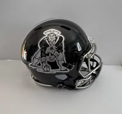 New England Patriots Custom Throwback Black Ice NFL Full Size Speed Helmet • $199.99