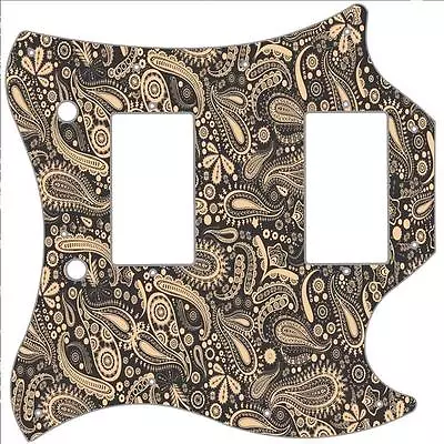 SG Standard Pickguard Custom Gibson Graphical Guitar Scratchplate Paisley BK-CR • $58.91