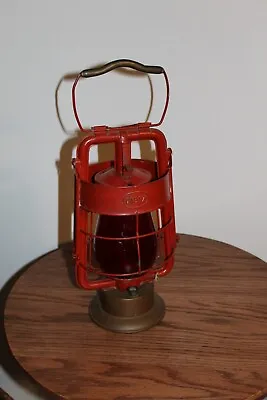 Dietz King Fire Dept Lantern  1907 With Red Globe • $325