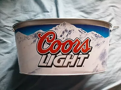 Coors Light Beer Bucket And L00 Mikes Hard Lemonade Coasters- Free Shipping-  • $28