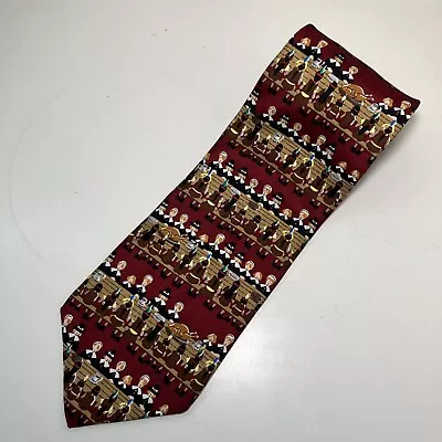 Men's First Thanksgiving Tie Necktie 100% Silk By Alynn Neckwear • $20
