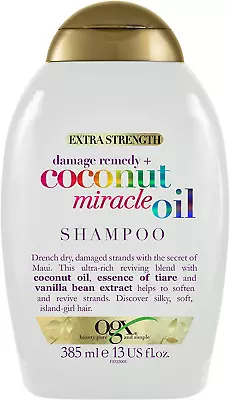 Coconut Miracle Oil Shampoo For Damaged Hair 385Ml • £7.43