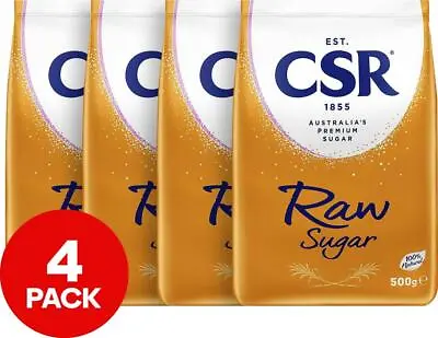 4 X CSR Raw Sugar 500g • $11