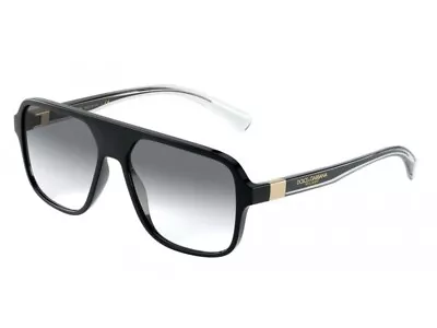 $326.13 • Buy Dolce & Gabbana Sunglasses DG6134  675/79 Black Gray Man