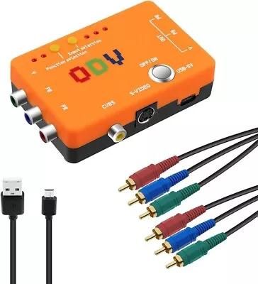 ODV-II Component/CVBS/S-Video To Component Converter For Retro Gaming Console • $49.99