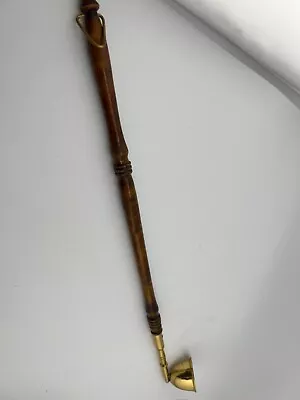 Vintage Lou Ehrlich 3218 Candle Snuffer With Wooden Handle Hinged Bell • $25