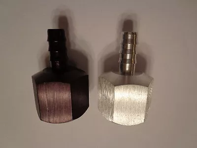 $10.25 • Buy  1- BLACK Fitting  Fuel Line 10an Female Threads To 3/8 Barb Made In U.S.A.