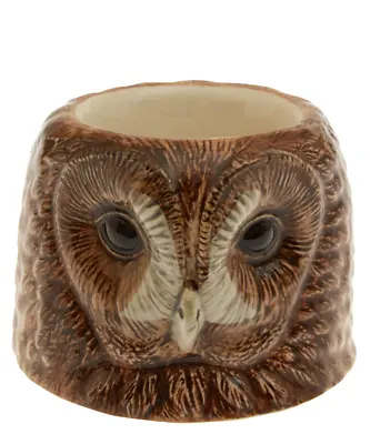 Quail Ceramics   Face Egg Cup  Tawny  Owl • £16.50