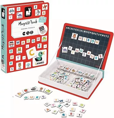 Janod Magneti'Book Story Book - 40-Piece Magnetic Educational Set • £17.99