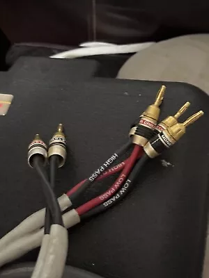 Monster Cable Mseries M1.4s Bi-wire Speaker Cable 10’/3m W/optional Gold Banana • $495