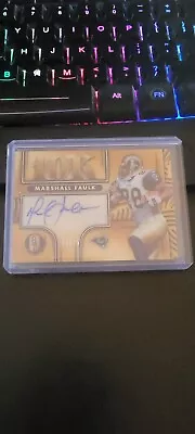 2022 Panini Gold Standard 10k Marshall Faulk AUTO /25 RAMS COLTS • $55