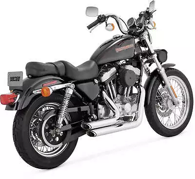 Vance & Hines Shortshots Staggered Chrome Finish For Harley Sportster 1999-2003 • $549.99