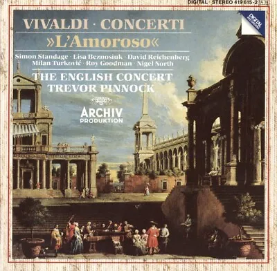 Vivaldi: Concerti  L'Amoroso ; Trevor Pinnock-English Concert (CD 1987 Archiv) • $8.99