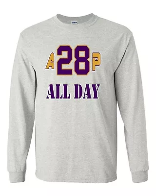 Adrian Peterson Minnesota Vikings   AP ALL DAY  CREW LONG SLEEVE SHIRT • $18.39