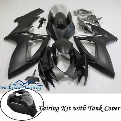 Matte Black Injection Fairing Kit Or Tank Cover For Suzuki GSXR600 750 2006 2007 • $349.90