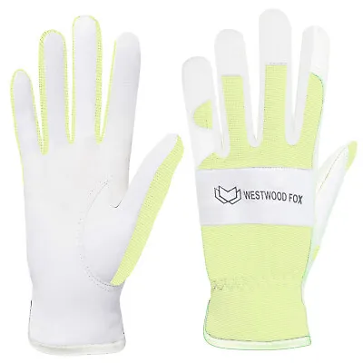 WFX Gardening Gloves Leather Thorn Proof Garden Men Women Work Safety Glove • £3.99