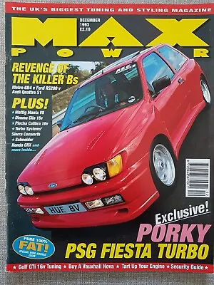 Max Power Magazine December 1993 • £9.95