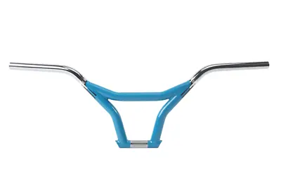 Haro 8.5  Rise Lineage Kneesaver Handlebars - TURQUOISE /CHROME • $171.99