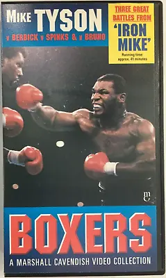 Boxers 2 Mike Tyson V Berbick V Spinks & V Bruno VHS PAL 1996 Video Tape - Mint • $12.44
