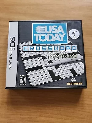 USA Today Crossword Challenge (Nintendo DS 2008)- Y3 • $9