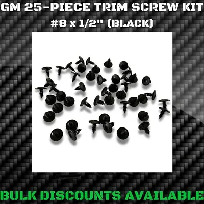 1969-1988 G Body Wheel Molding T-Top Weatherstrip Retainer Trim Screws OEM GM • $15.96