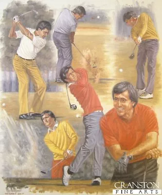 £68 • Buy  Sport Golf Print Art Print Seve Ballesteros Artist Signed