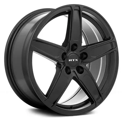 RTX FROST Wheels 16x6.5 (42 5x114.3 67.1) Black Rims Set Of 4 • $597.56