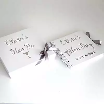 Personalised Hen Do Scrapbook Gift Box Hen Party • £29.95
