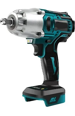 New 18v 1000Nm 1/2 Brushless High Torque Impact Wrench Fit Makita Battery LXT  • £69.95
