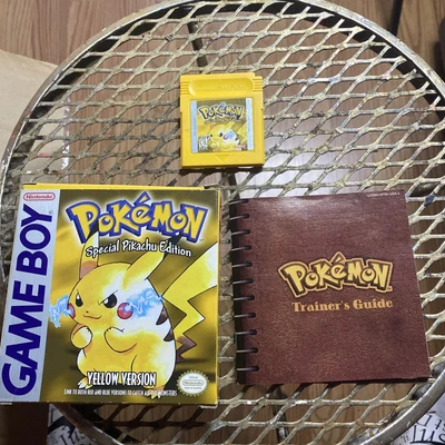 $300 • Buy Pokemon Yellow Version (Game Boy NGB, 1999) COMPLETE CIB Authentic Tested!